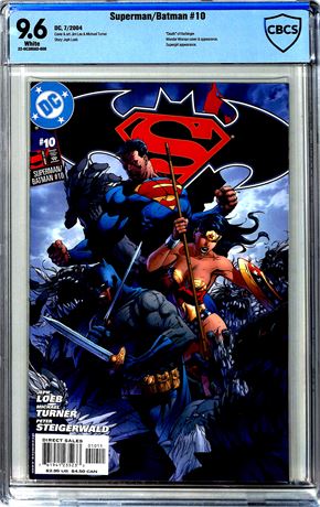 Superman/Batman #10 (2004) CBCS 9.6 "Death" of Harbinger