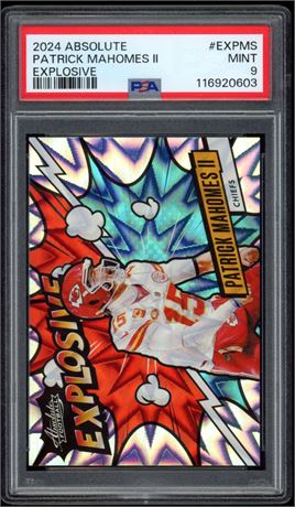 2024 Absolute Patrick Mahomes II Explosive PSA 9