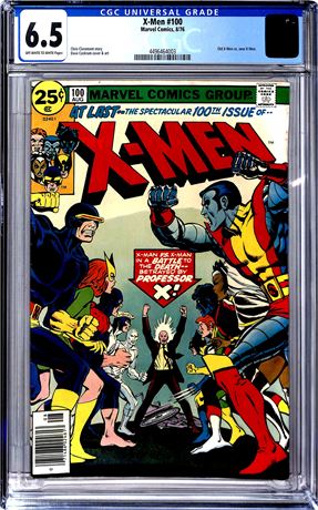 X-Men #100 (1976) CGC 6.5 Old X-Men Vs. New X-Men
