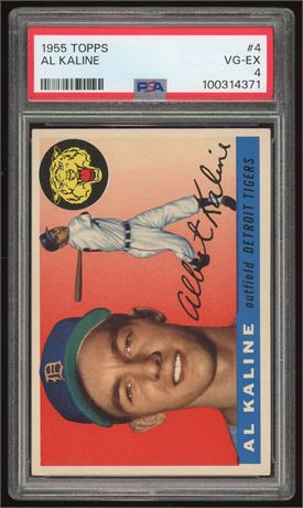 1955 Topps #4 Al Kaline PSA 4 VGEX