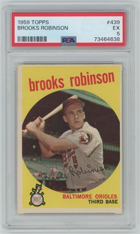 1959 Topps #439 Brooks Robinson PSA 5 EX