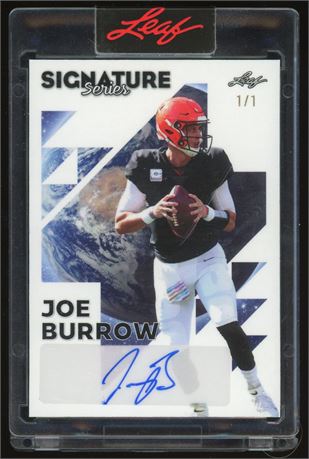 2023 Leaf Signature Series Joe Burrow Earth Auto 1/1