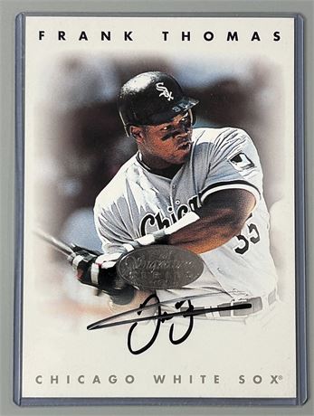 1996 Leaf Signature Series Frank Thomas JUMBO SP Auto 1484/1500