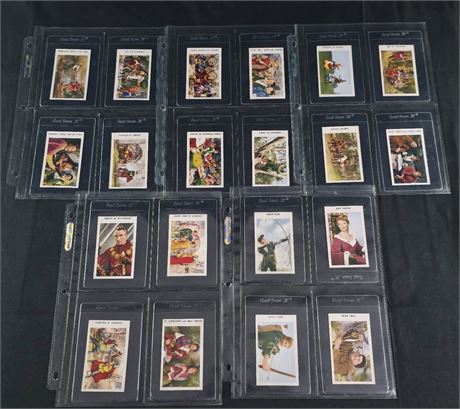 1957 Johnson & Johnson Robinhood Complete Set (1-20) VGEX to EX