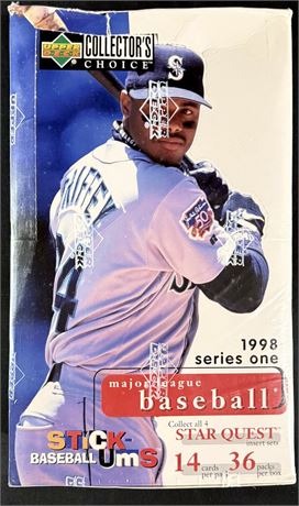 1998 Upper Deck Collector's Choice Baseball Series 1 Wax Box (Seal Broken)