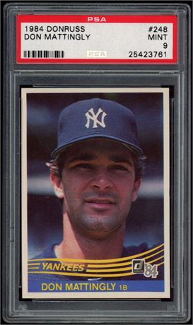 1984 Donruss #248 Don Mattingly RC PSA 9