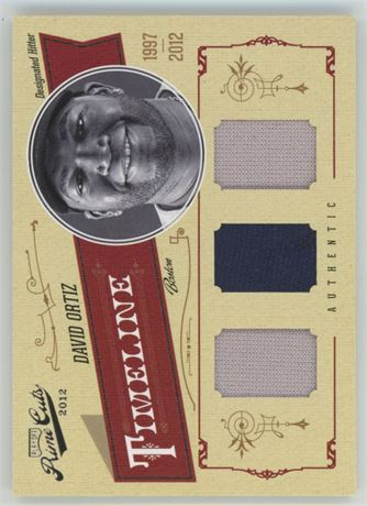 2012 Playoff Prime Cuts Timeline Materials #14 David Ortiz 19/25