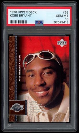 1996 Upper Deck #58 Kobe Bryant PSA 10