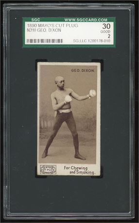 1890 N310 Mayo Cut Plug Boxing Geo Dixon Prizefighters SGC 2 GOOD