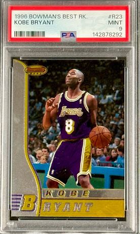 1996 Bowman's Best Kobe Bryant RC PSA 9