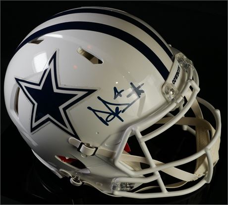 Dak Prescott Signed Cowboys Full-Size Alternate Speed Authentic Helmet Beckett