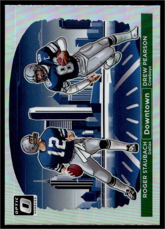 2024 Optic Dual Downtown Roger Staubach Drew Pearson Case Hit