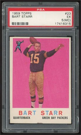 1959 Topps #23 Bart Starr PSA 5 (MC)
