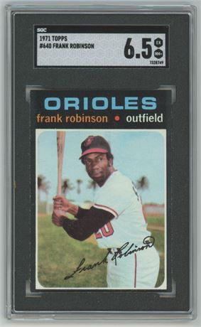 1971 Topps #640 Frank Robinson SGC 6.5 EXMT+