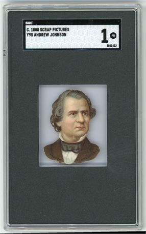 1888 Y95 Scrap Pictures Andrew Johnson SGC 1