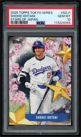 2025 Topps Tokyo Series Shohei Ohtani Stars of Japan PSA 10