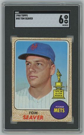 1968 Topps #45 Tom Seaver SGC 6 EXMT