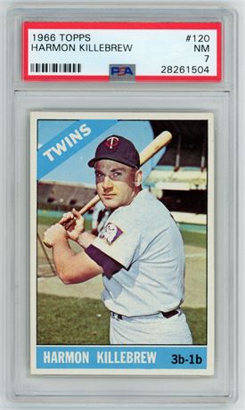 1966 Topps #120 Harmon Killebrew PSA 7 NM
