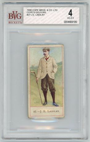 1900 Cope Bros & Co LTD #27 Laidlay Cope's Golfers BVG 4 VGEX