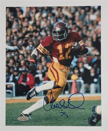 Charles White Autographed 8x10 Photo w/ '75 Inscription Tristar