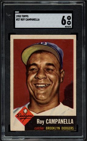 1953 Topps #27 Roy Campanella SGC 6