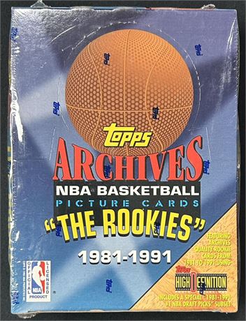 1993 Topps Archives "The Rookies" 1981-1991 Factory Sealed Wax Box (24 Packs)