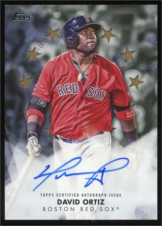 2024 Topps Series 2 David Ortiz Baseball Stars 38/50 Auto