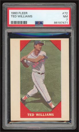 1960 Fleer #72 Ted Williams PSA 7 NM