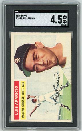 1956 Topps #292 Luis Aparicio RC SGC 4.5 VGEX+