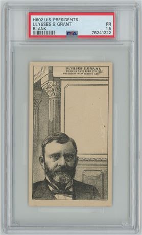 1885 H602 Ulysses S. Grant U.S. Presidents PSA 1.5 FAIR