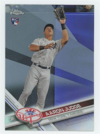 2017 Topps Chrome #169 Aaron Judge RC Refractor