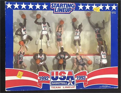 1992 USA Basketball Starting Lineup "Team Lineup" w/ Jordan (#9)