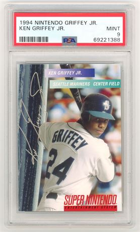 1994 Nintendo Ken Griffey Jr PSA 9 MINT