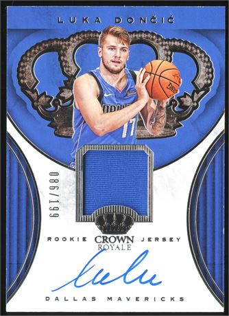 2018-19 Panini Crown Royale Luka Doncic RPA 86/199
