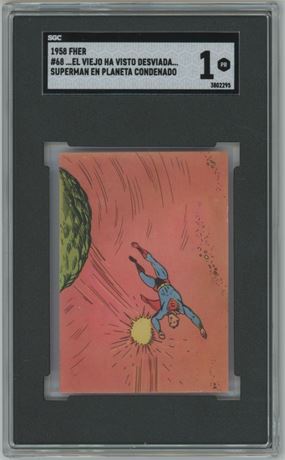 1958 Fher Superman En Planeta Condenado #68 ...El Viejo Ha Visto Devisada SGC 1