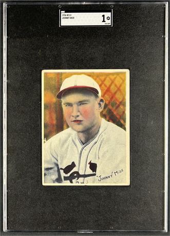 1936 R312 National Chicle Premiums Johnny Mize SGC 1 POOR