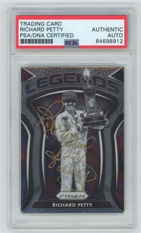 2021 Panini Prizm Racing Legends Richard Petty PSA Authentic Auto