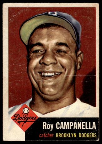 1953 Topps #27 Roy Campanella Low Grade