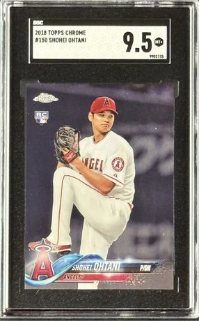 2018 Topps Chrome #150 Shohei Ohtani RC SGC 9.5 MT+
