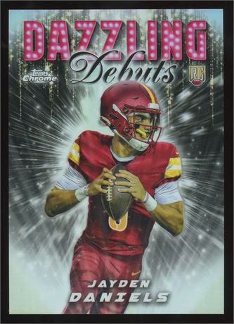 2024 Topps Chrome Jayden Daniels RC Dazzling Debuts (READ)