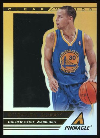 2013 Panini Pinnacle Clear Vision 10/12 Steph Curry 4th Quarter Refractor