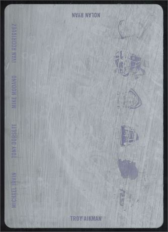 2020 Leaf In the Game Used Black Plate Enshrined Town (Dallas) 1/1