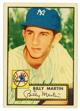 1952 Topps #175 Billy Martin RC GOOD