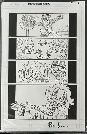 Tomorrow Girl/Ninja High School Original Artwork Lot (29) All signed by Ben Dunn