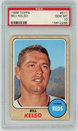 1968 Topps #511 Bill Kelso PSA 10 GEM MINT