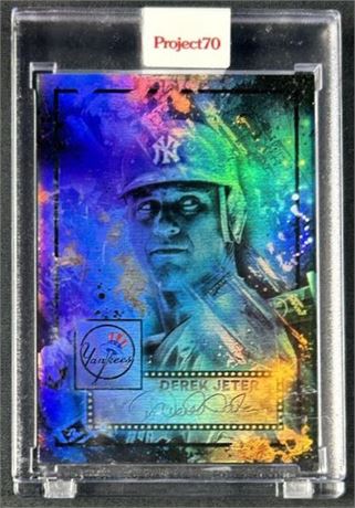 2021 Topps Project 70 Derek Jeter Rainbow Foil 45/70 Factory Sealed