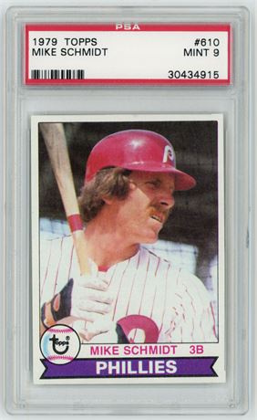 1979 Topps #610 Mike Schmidt PSA 9 MINT