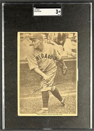 1930 W554 Hack Wilson SGC 3 VG