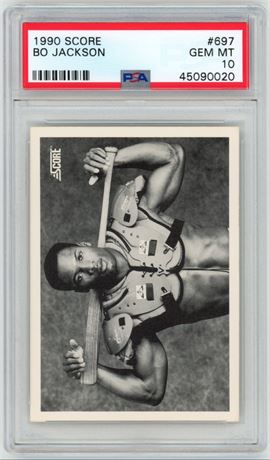 1990 Score #697 Bo Jackson PSA 10 GEM MINT