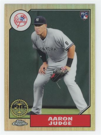 2017 Topps Chrome Aaron Judge RC 30th Anniversary Refractor